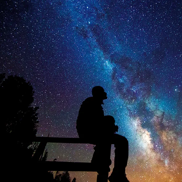 Cielos limpios ideales para la observación astronómica